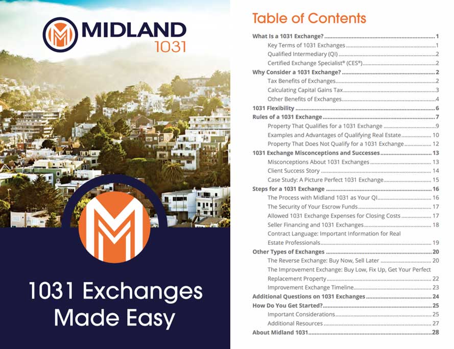 1031 Exchange Guide Download Table of Contents